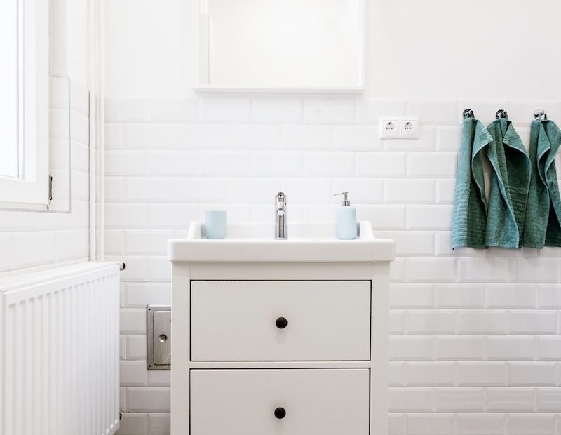 baños pequeños con ducha modernos y elegante